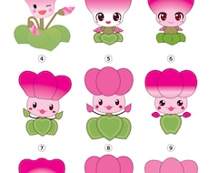 擬人化キャラデザイン（数案）します イメージ1
