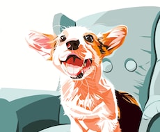 世界に一枚のご愛犬のイラストを描きます イメージ1