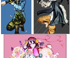 オーダーによってキャラクターの作風を合わせます イメージ1