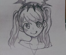 理想な女の子を描きます イメージ1