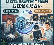 DBの性能調査やご相談承ります 現役SE・PMが調査をサポート