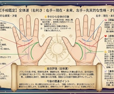 あなたの手の平に刻まれた未来占います