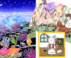 印象に残る切り絵イラストお描きします 絵本，御朱印帳，ポスターにひと味違う切り絵でパッと目立つ