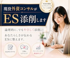 現役外資コンサルタントがES添削します イメージ1