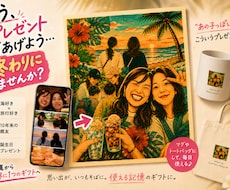 スマホの写真から世界に1つのギフト作ります イメージ1