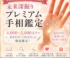 プレミアム手相鑑定｜未来とお悩み深掘り致します イメージ1