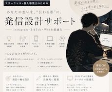 あなたの発信を整理してSNS設計します イメージ1
