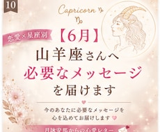 6月＊ 山羊座さんへ必要なメッセージを届けます イメージ1