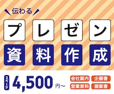 伝わるビジネス資料を制作します イメージ1