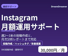 Instagram月額運用サポートします イメージ1