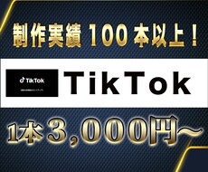 TikTokなどショート動画編集をいたします 制作実績100本以上！　長期依頼大歓迎です！