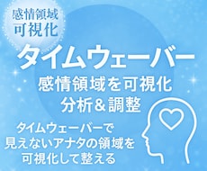 タイムウェーバー感情領域を可視化分析＆調整します イメージ1