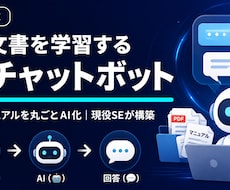 社内文書を学習するAIチャットボットを作ります イメージ1