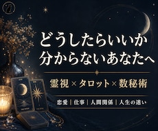 多角的な総合鑑定！未来への道標を示します イメージ1