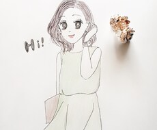 あなたの写真をもとに似顔絵を描きます( ´ ▽ ` )ﾉ イメージ1