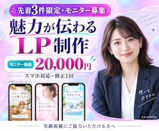 先着3件限定！魅力が伝わるLPを制作します イメージ1