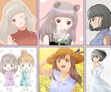 格安で可愛い丁寧なアイコン描きます イメージ1