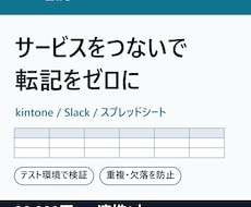 各種SaaSのAPI連携で転記作業をなくします イメージ1