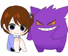アイコン、1枚絵、オリジナルなんでも描きます イメージ1