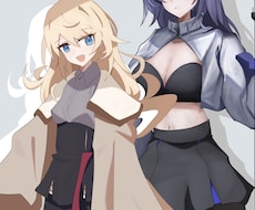アニメ風、ゲーム風、立ち絵イラストお描きします イメージ1