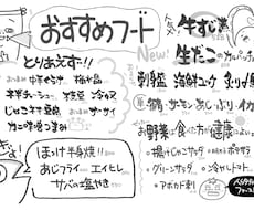 売上に繋がるかわいい手書きPOP作成します イメージ1