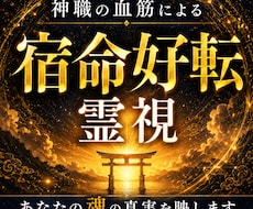 宿命好転霊視|死の淵から生還した霊視師が魂を視ます イメージ1