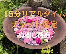 15分で本音読み解くリアルタイムチャット鑑定します リアルタイム占い、質問し放題です！恋愛、結婚、金運、仕事運