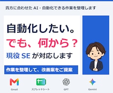 業務をラクに！AI活用のご相談に乗ります イメージ1