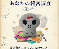 あなたの秘密調査｜自分でも知らない自分を調査します 自分のことなのに、知らないこと。あなたの内側を解き明かします