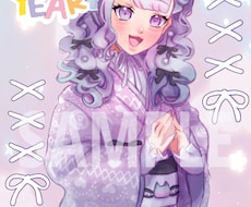 厚塗りでかわいい一枚イラストを制作します サムネなど様々な用途に使える1枚イラストを制作します！