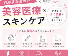 美容看護師が美容医療・スキンケアの相談乗ります イメージ1