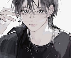 あなただけの透明感抜群なアイコンを描きます イメージ1