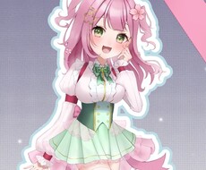 VTuber/Vライバーさんのキービジュ制作します イメージ1