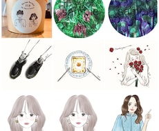 ショップの魅力が伝わるイラスト作成します 商用◎挿絵やショップアイコンにもおすすめです！