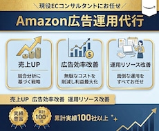 初回の方限定価格！Amazon広告運用を代行します イメージ1