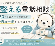 頭の中を整理して今日の一歩を見つけます イメージ1