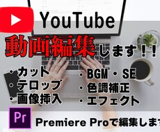 YouTubeの動画編集を担当します イメージ1