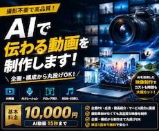 AI動画で企業の魅力を伝えます 企業PR・広告動画をAIで高品質に制作
