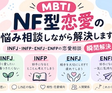 MBTI,NF型恋愛の悩み相談しながら解決します イメージ1