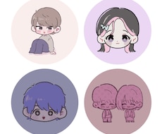 ゆるくてかわいいデフォルメアイコンお描きします イメージ1