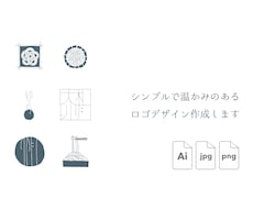 シンプルでおしゃれなロゴデザイン作ります イメージ1