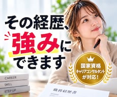 職務経歴書と自己PRを伝わる言葉に整えます イメージ1