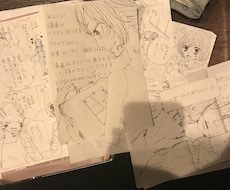 アナログで漫画かきます イメージ1