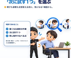 座り仕事の腰と次の一手を30分で整理します イメージ1