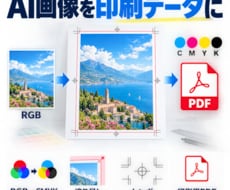 AI・Canva画像を印刷できるデータに整えます イメージ1