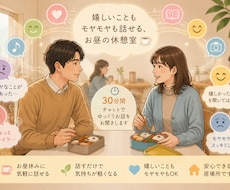 嬉しい事モヤモヤも、チャットでお話をお聞きします イメージ1