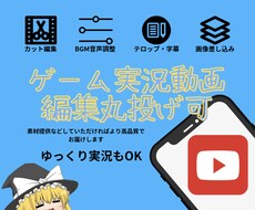 youtubeや家族用の動画を編集します イメージ1