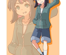 キャラクター立ち絵を制作いたします イメージ1