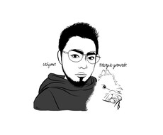 写真をお洒落なイラストにします お洒落が大好きな方へ可愛い似顔絵を描きます☺︎