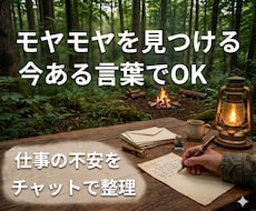 仕事×人間関係の不安をチャットで一緒に整理します イメージ1